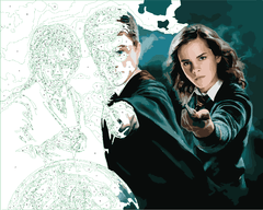 Harry, Ron y Hermione- Pinta por números! - comprar online