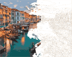 Gran Canal de Venecia - Pinta por números! en internet