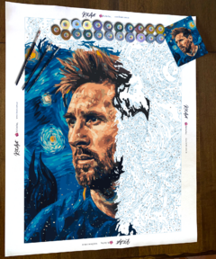 Messi Estrellado - Kit para pintar por números! - comprar online