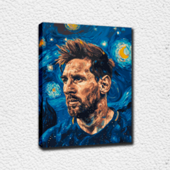 Messi Estrellado - Kit para pintar por números!