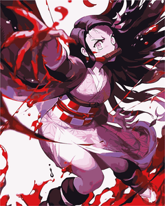 Demon Slayer: Nezuko - Pintura por números!