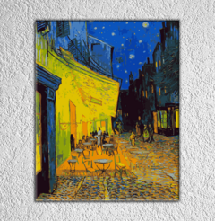Terraza de cafe por la noche Van Gogh - Kit para pintar por números!