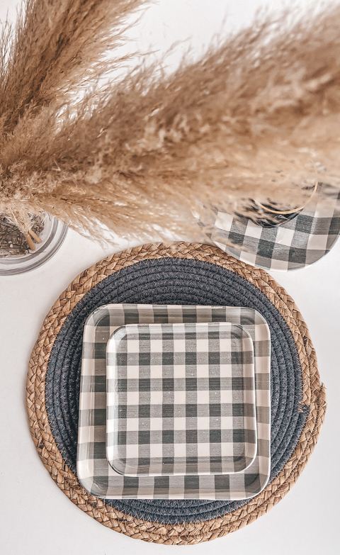 BANDEJA CUADRILLE CUADRADA