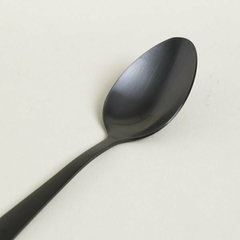 CUCHARA UTENSILIO LISBOA NEGRO MATTE - comprar online