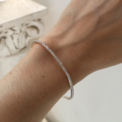 Pulsera elastizada blanca