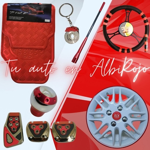 COMBO ACCESORIOS DEPORTIVOS - TU AUTO EN ALBIROJO