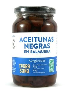 Aceitunas negras en Salmuera Orgánicas - Terrasana
