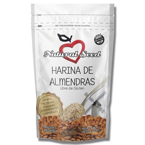 Harina de Almendras Natural Seed Sin TACC