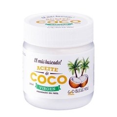 Aceite de coco Orgánico - God Bless You - tienda online