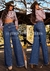 Calça Jeans Feminina Premium Collection Wide Leg - C456-01