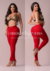 Calça Jeans Feminina Premium Collection Vermelha - C362-02 na internet