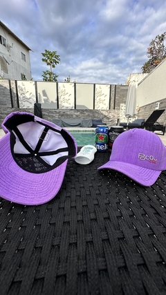 Boné Lilas Modelo Americano 2024 Logo Silk 3D - Pocouemvix - loja online