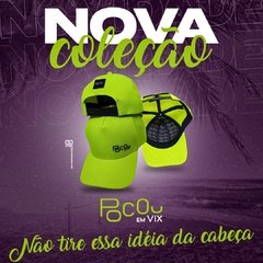 Boné Neon Verde Modelo Americano 2022 Logo Silk 3D - Pocouemvix - loja online