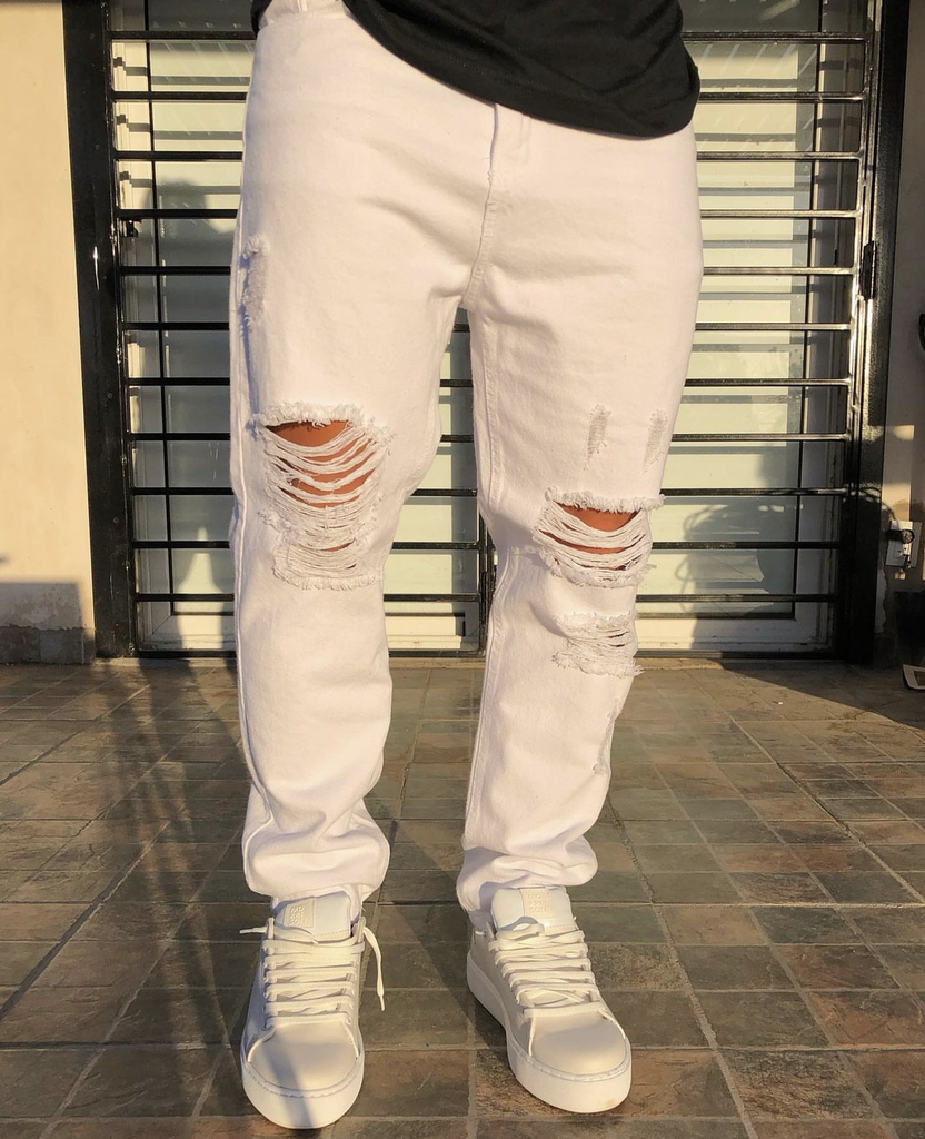 Jean Mom white Comprar en RopaMNA