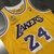 Kobe Bryant #24 Año 2007/08 Lakers 60 Aniversario - Bordado Premium - GzSports
