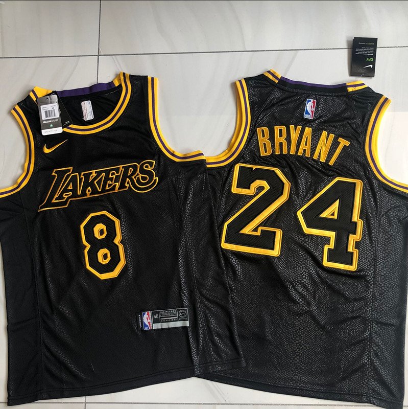 Kobe Bryant 8 24 Los Angeles Lakers Commemoration 2020 Bordado Premium