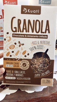 Granola de Chocolate & amaranto inflado KUATI x250g