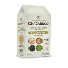 Harina de trigo integral + legumbres x750g - Chacabuco