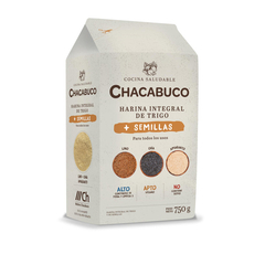 Harina de trigo integral + semillas x750g - Chacabuco