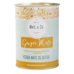 Yerba orgánica "Mate & Co" Lata x250g - Ginger mate