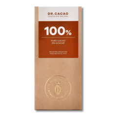 Chocolate Dr. Cacao 100% Puro Cacao Sin Azúcar Agregada (70/75g)