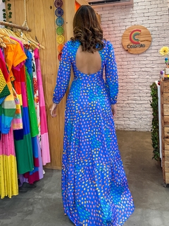 Vestido Galapagos Azul - comprar online