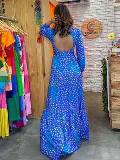 Vestido Galapagos Azul - loja online