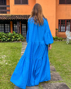 Vestido Marrocos Azul Celeste na internet