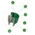 Tee 32 x 3/4 Rosca Macho Termofusion Verde Agua TuboFusion - comprar online
