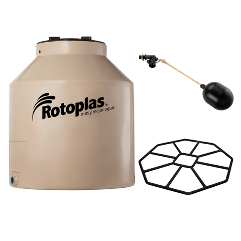 Combo Tanque Rotoplas 600 Litros con Flotante 3/4 + Base STD