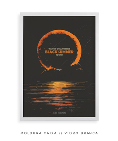 Quadro / Pôster - Black Summer - Zebra Filomena | Quadros e Pôsteres de Música