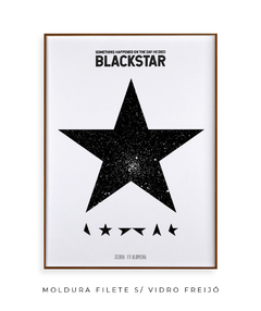 Quadro / Pôster - Blackstar - Zebra Filomena | Quadros e Pôsteres de Música