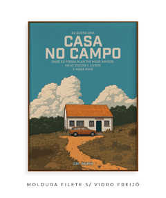 Quadro / Pôster - Casa no Campo - Zebra Filomena | Quadros e Pôsteres de Música