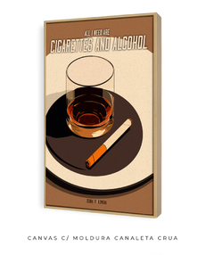 Quadro / Pôster - Cigarettes & Alcohol - comprar online