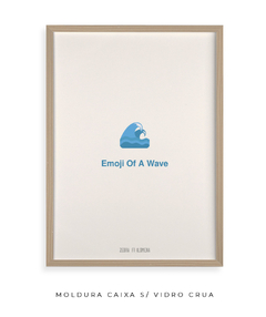 Imagem do Quadro / Pôster - Emoji of a Wave