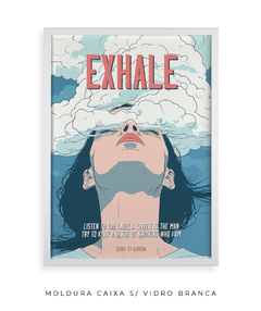 Quadro / Pôster - Exhale - Zebra Filomena | Quadros e Pôsteres de Música