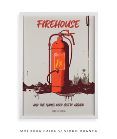 Quadro / Pôster - Firehouse - Zebra Filomena | Quadros e Pôsteres de Música