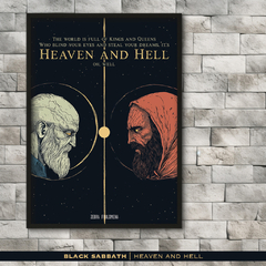 Quadro / Pôster - Heaven and Hell