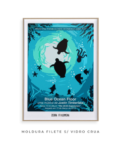 Quadro / Pôster - Justin Timberlake - Blue Ocean Floor - comprar online