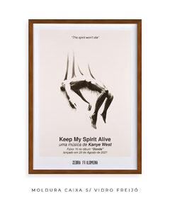 Quadro / Pôster - Kanye West - Keep My Spirit Alive - comprar online