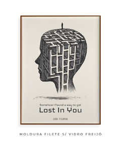 Quadro / Pôster - Lost in You - Zebra Filomena | Quadros e Pôsteres de Música