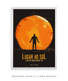 Quadro / Pôster - Lugar ao Sol - Zebra Filomena | Quadros e Pôsteres de Música