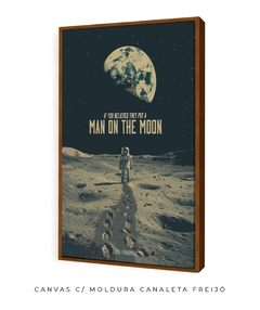 Quadro / Pôster - Man on the Moon na internet