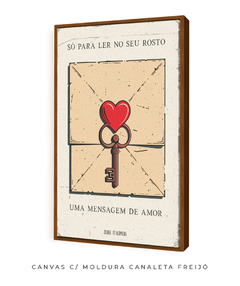 Quadro / Pôster - Mensagem de Amor na internet