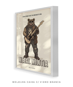 Quadro / Pôster - Metal Militia - loja online