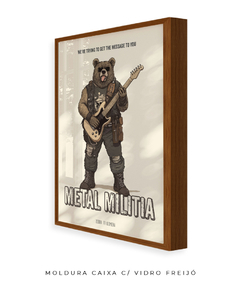 Quadro / Pôster - Metal Militia na internet