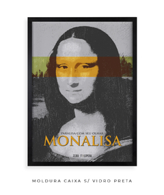 Quadro / Pôster - Monalisa - Zebra Filomena | Quadros e Pôsteres de Música