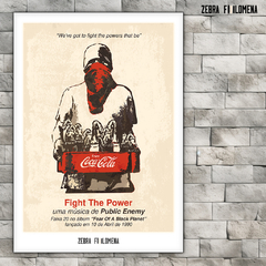 Quadro / Pôster - Public Enemy - Fight the Power