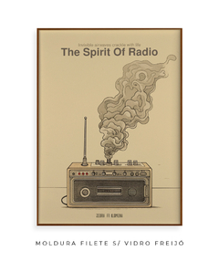 Quadro / Pôster - The Spirit of Radio - Zebra Filomena | Quadros e Pôsteres de Música