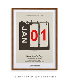 Quadro / Pôster - U2 - New Year's Day - comprar online